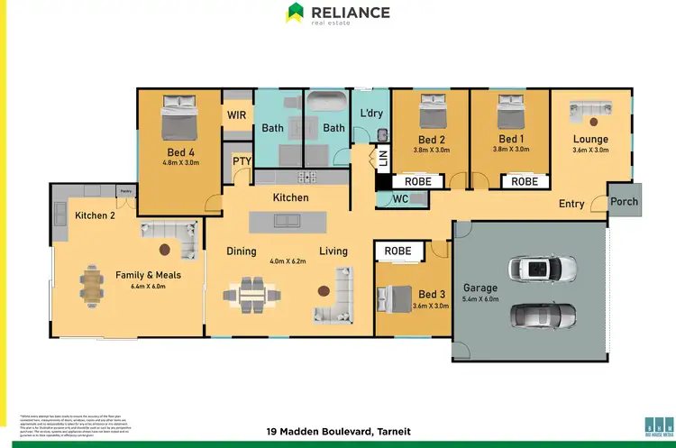 Floorplan of Homely house listing, 19 Madden Boulevard, Tarneit VIC 3029
