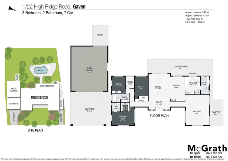 Floorplan of Homely house listing, 22a High Ridge Road, Gaven QLD 4211