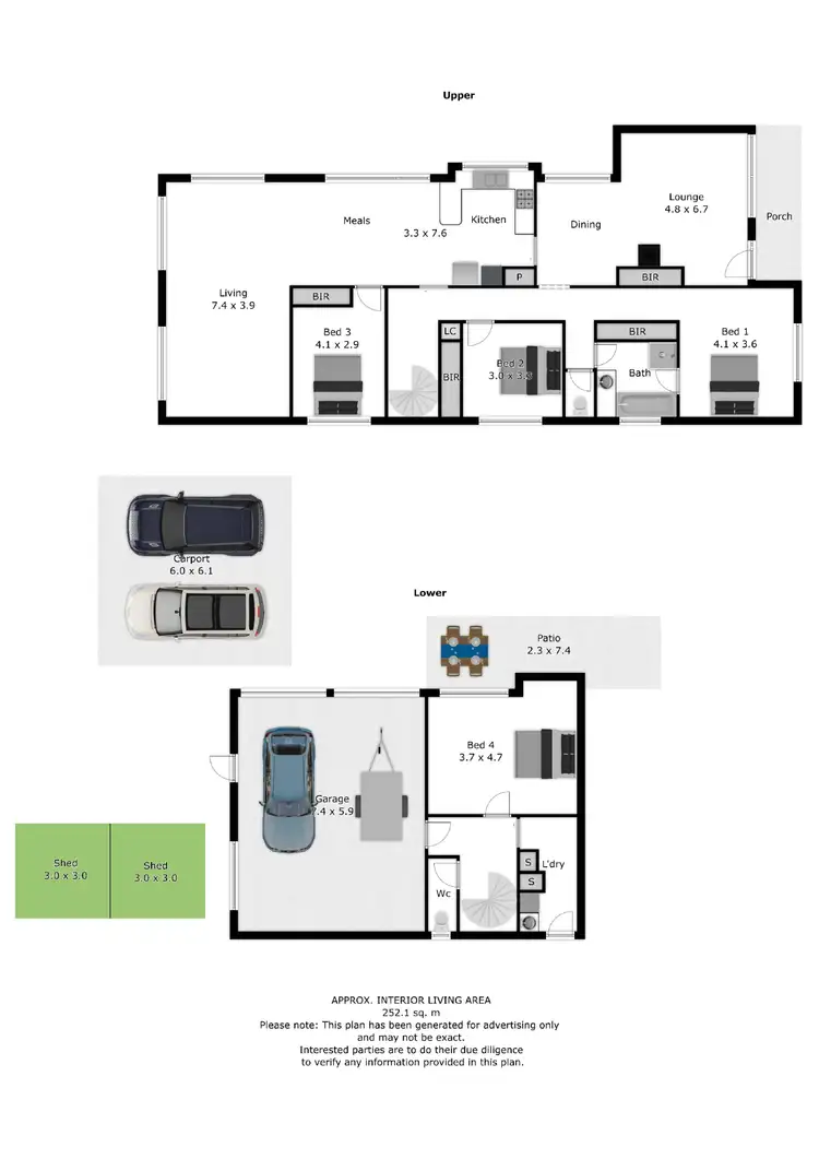Floorplan of Homely house listing, 62 Menzies Street, Wodonga VIC 3690