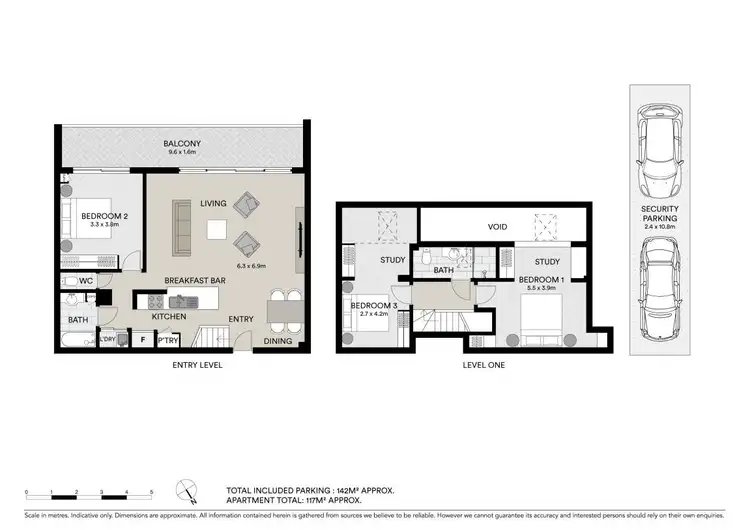 Floorplan of Homely apartment listing, 26/6-8 The Crescent, Homebush NSW 2140