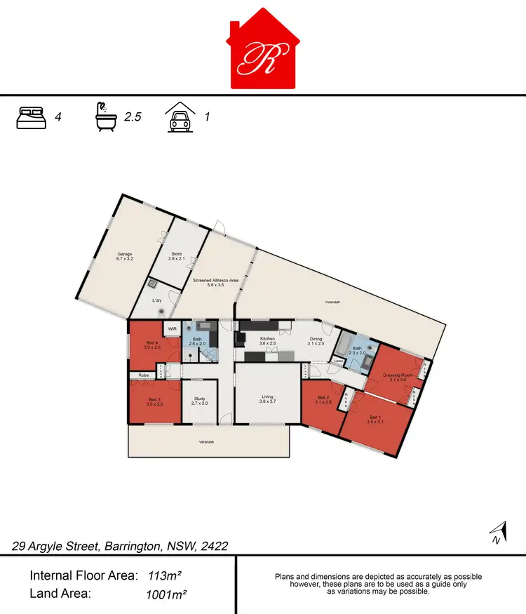Floorplan of Homely house listing, 29 Argyle Street, Barrington NSW 2422