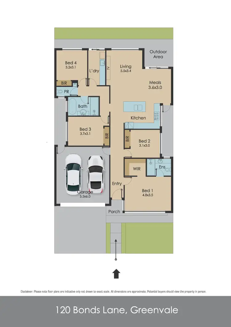 Floorplan of Homely house listing, 120 Bonds Lane, Greenvale VIC 3059