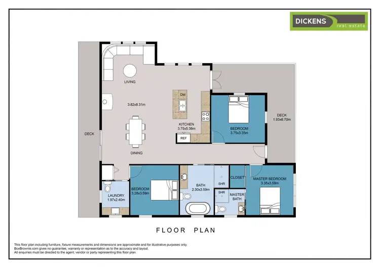Floorplan of Homely house listing, 3 Camp Street, Bright VIC 3741