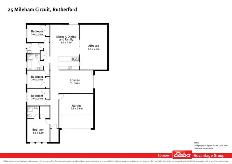 Floorplan of Homely house listing, 25 Mileham Circuit, Rutherford NSW 2320