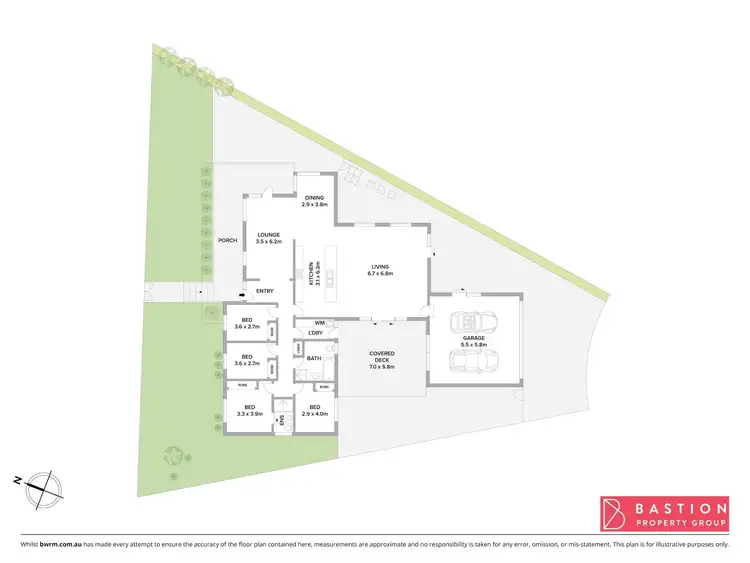 Floorplan of Homely house listing, 11 Geebung Place, Rivett ACT 2611