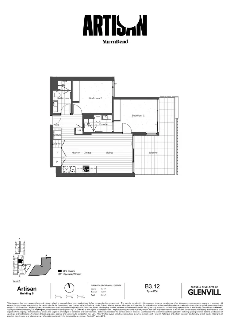 Floorplan of Homely apartment listing, 312/23 Mills Boulevard, Alphington VIC 3078