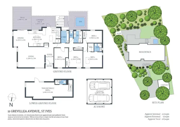 Floorplan of Homely house listing, 11 Grevillea Avenue, St Ives NSW 2075