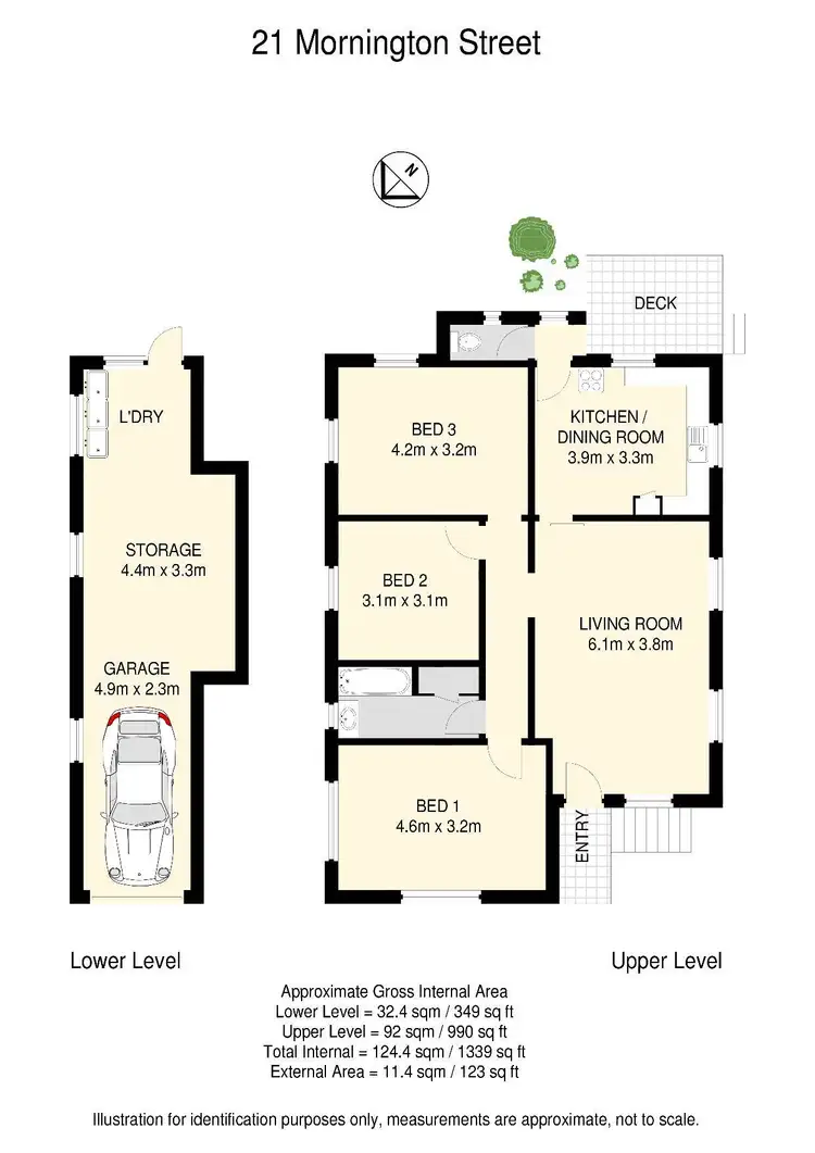 Floorplan of Homely house listing, 21 Mornington Street, Red Hill QLD 4059
