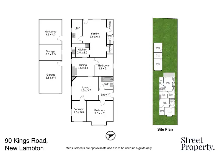 Floorplan of Homely house listing, 90 Kings Road, New Lambton NSW 2305