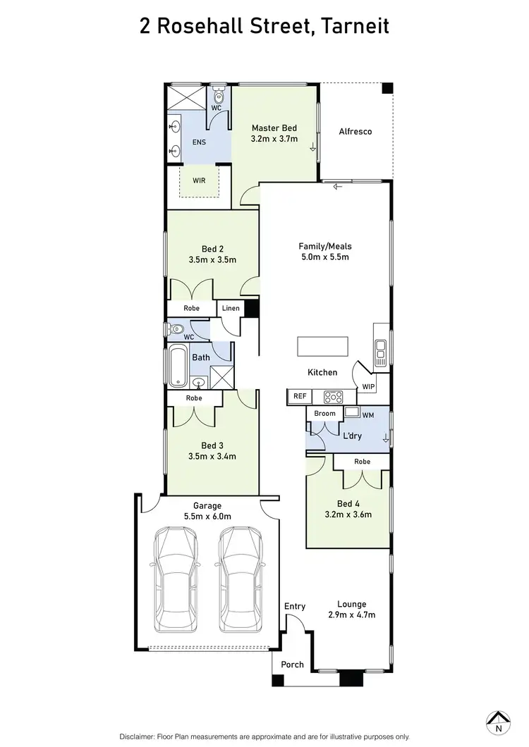 Floorplan of Homely house listing, 2 Rosehall Street, Tarneit VIC 3029