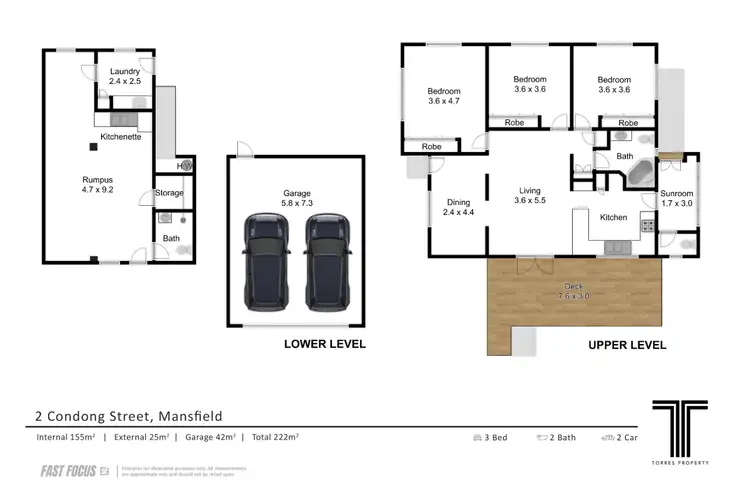 Floorplan of Homely house listing, 2 Condong Street, Mansfield QLD 4122