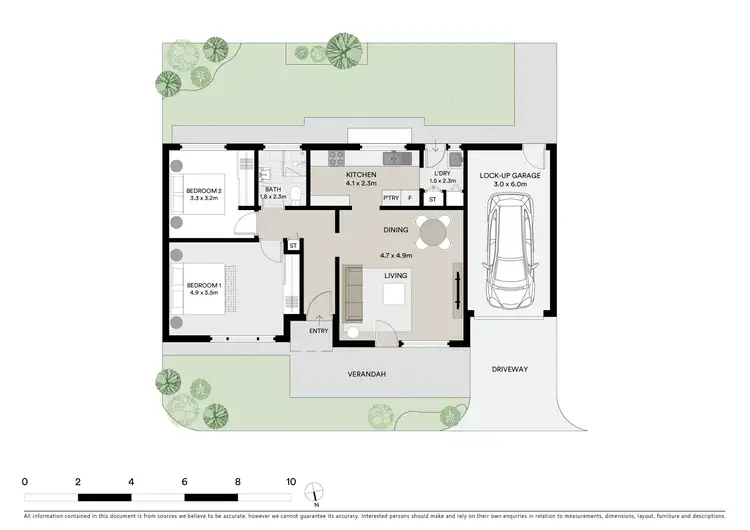 Floorplan of Homely villa listing, 14/581 Bunnerong Road, Matraville NSW 2036