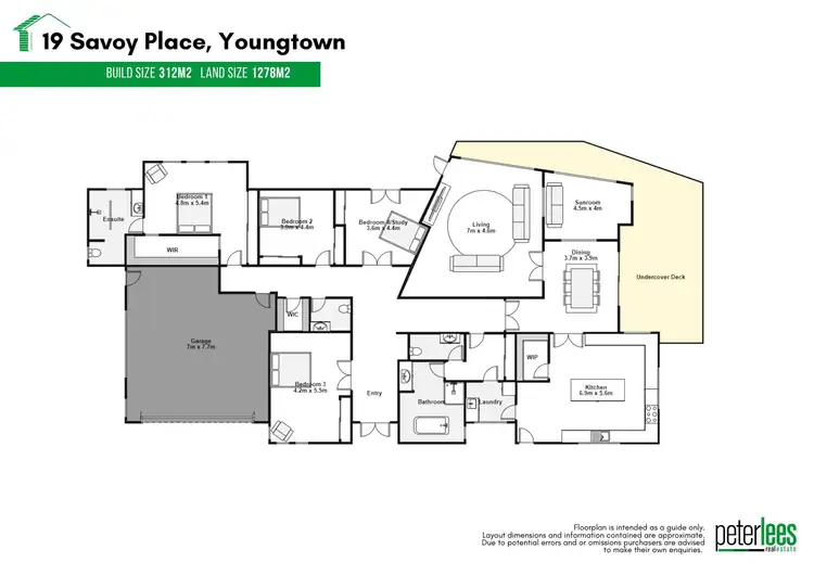 Floorplan of Homely house listing, 19 Savoy Place, Youngtown TAS 7249