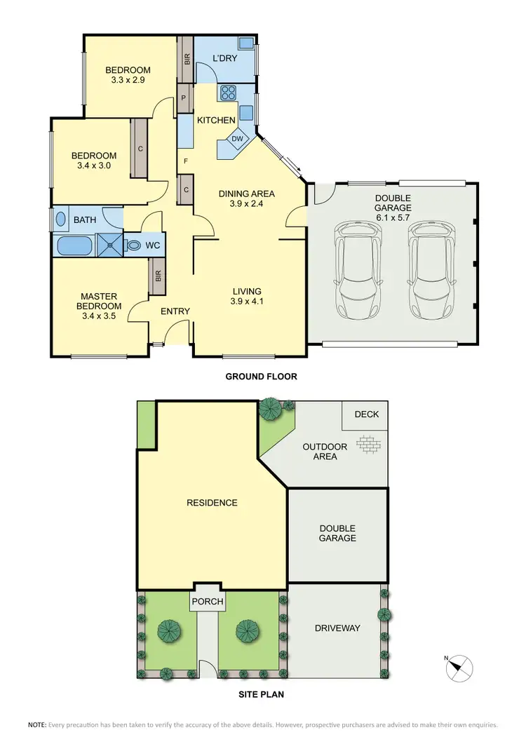 Floorplan of Homely villa listing, 8/218-220 Melrose Drive, Tullamarine VIC 3043