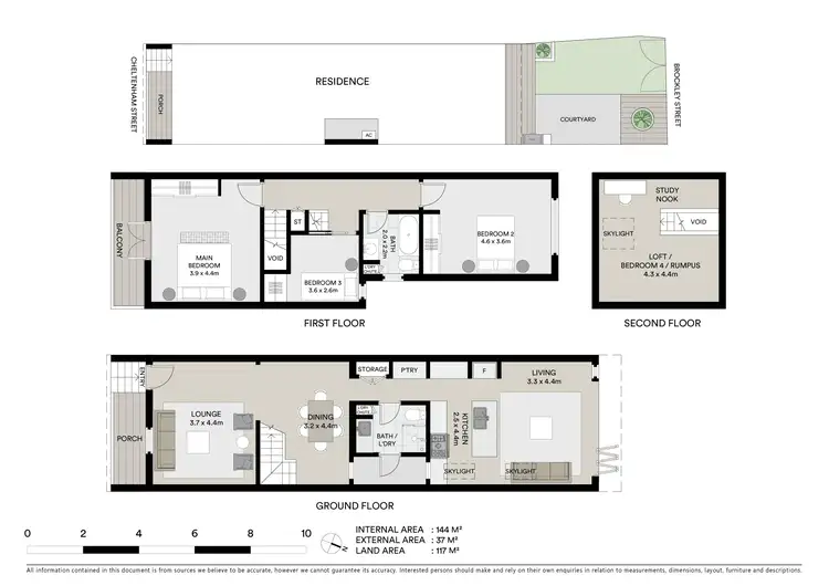 Floorplan of Homely house listing, 3 Cheltenham Street, Rozelle NSW 2039