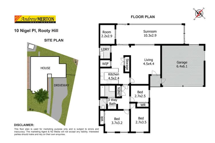 Floorplan of Homely house listing, 10 Nigel Place, Rooty Hill NSW 2766