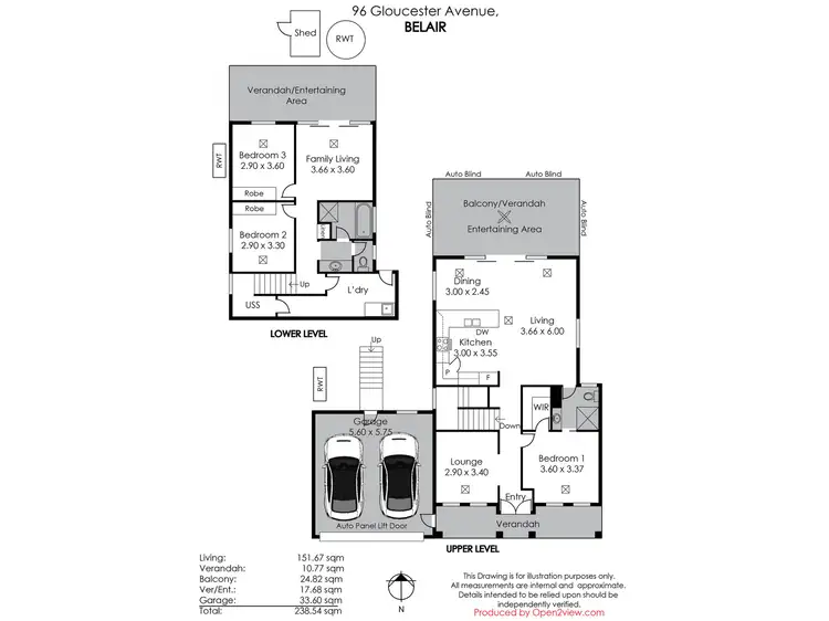 Floorplan of Homely house listing, 96 Gloucester Avenue, Belair SA 5052
