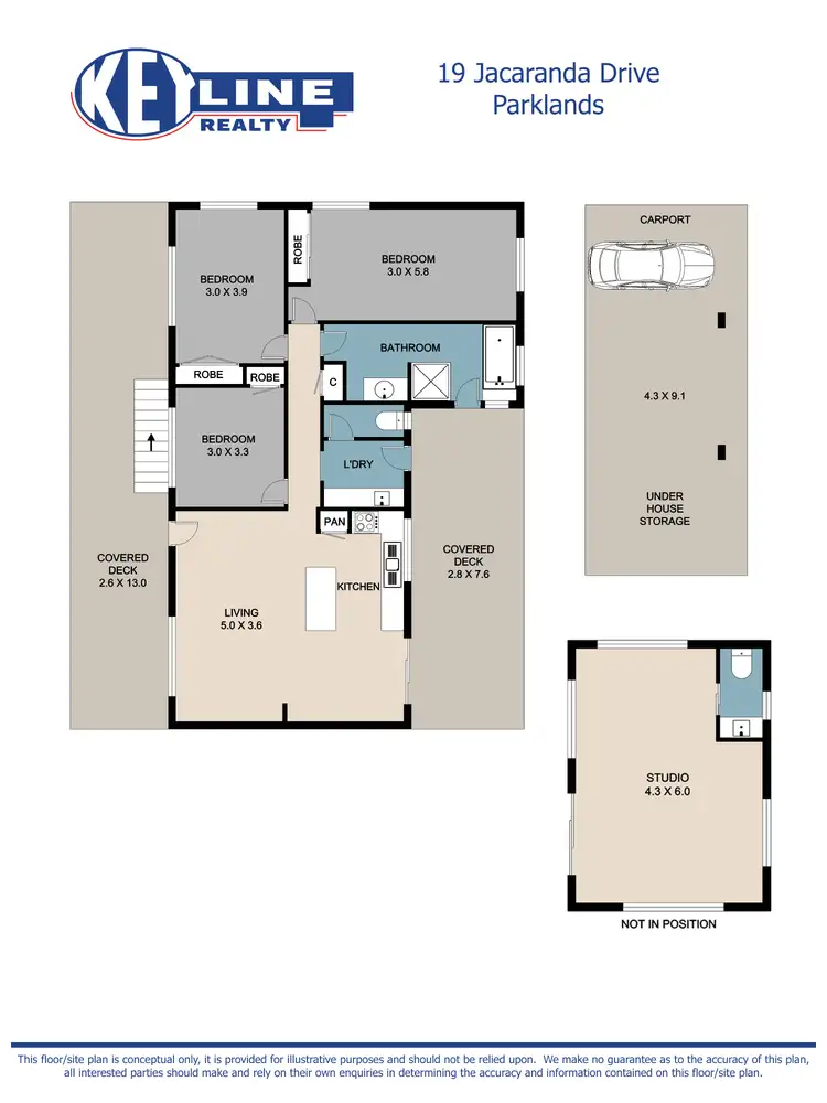 Floorplan of Homely house listing, 19 Jacaranda Drive, Parklands QLD 4560