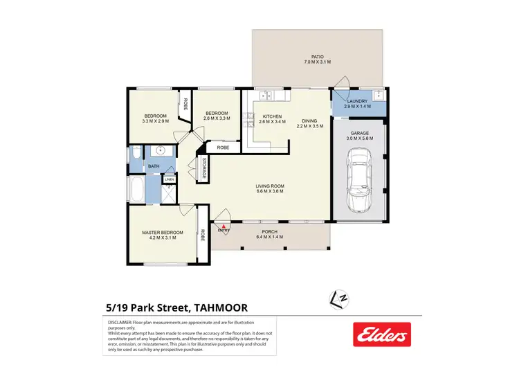 Floorplan of Homely villa listing, 5/19 Park Street, Tahmoor NSW 2573