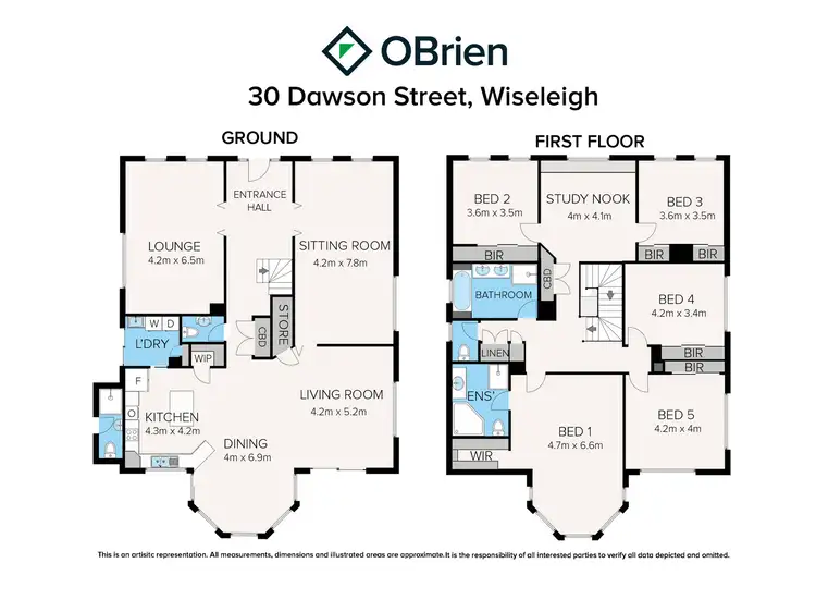 Floorplan of Homely house listing, 30 Dawson Street, Wiseleigh VIC 3885