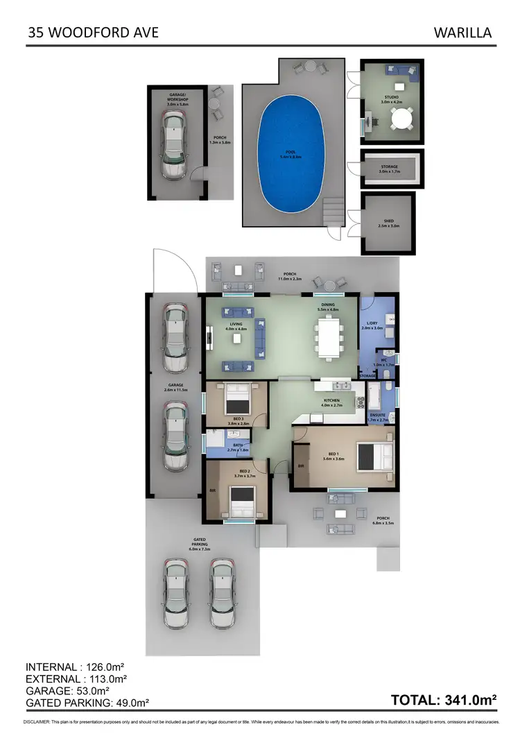 Floorplan of Homely house listing, 35 Woodford Avenue, Warilla NSW 2528