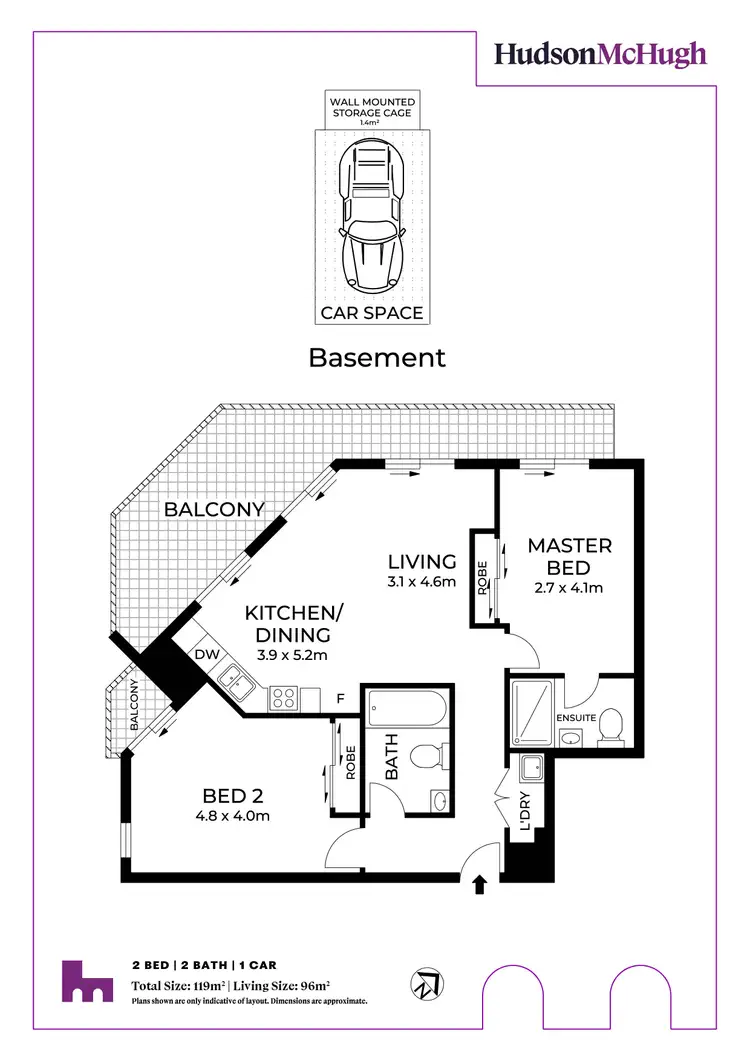 Floorplan of Homely unit listing, 701/11-13 Hercules Street, Ashfield NSW 2131