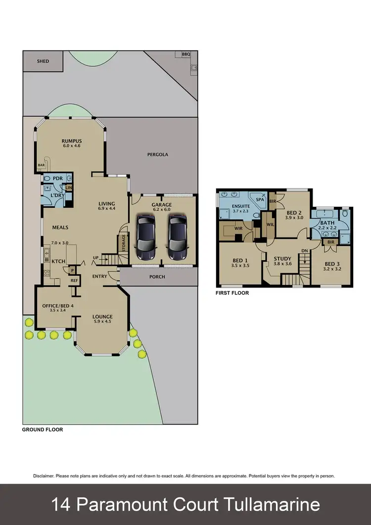 Floorplan of Homely house listing, 14 Paramount Court, Tullamarine VIC 3043
