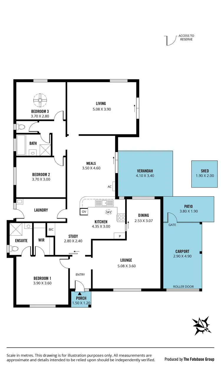 Floorplan of Homely house listing, 12 Luderitz Close, Hallett Cove SA 5158