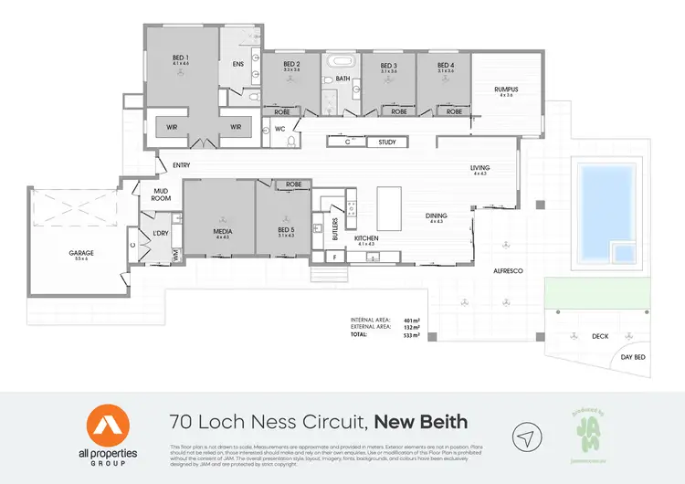 Floorplan of Homely house listing, 70 Loch Ness Circuit, New Beith QLD 4124