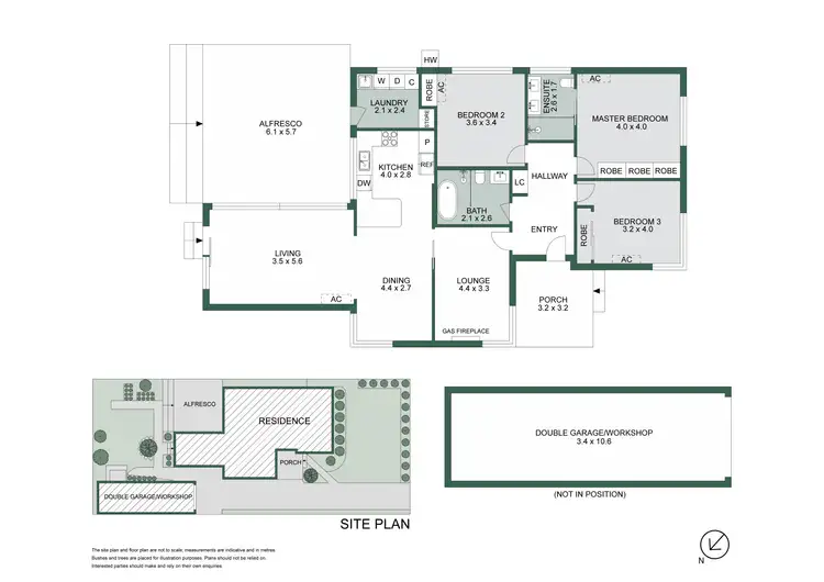 Floorplan of Homely house listing, 3 Karingal Crescent, Aspendale VIC 3195