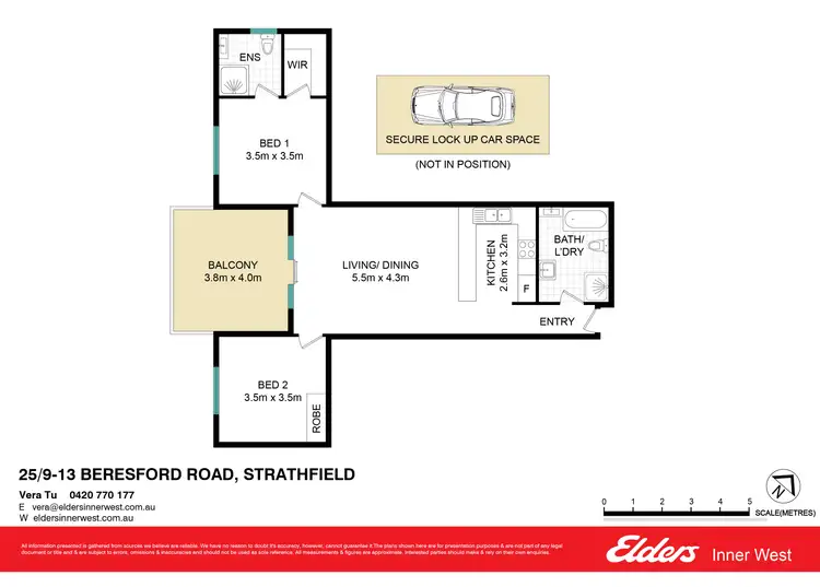 Floorplan of Homely apartment listing, 25/9-13 Beresford Road, Strathfield NSW 2135