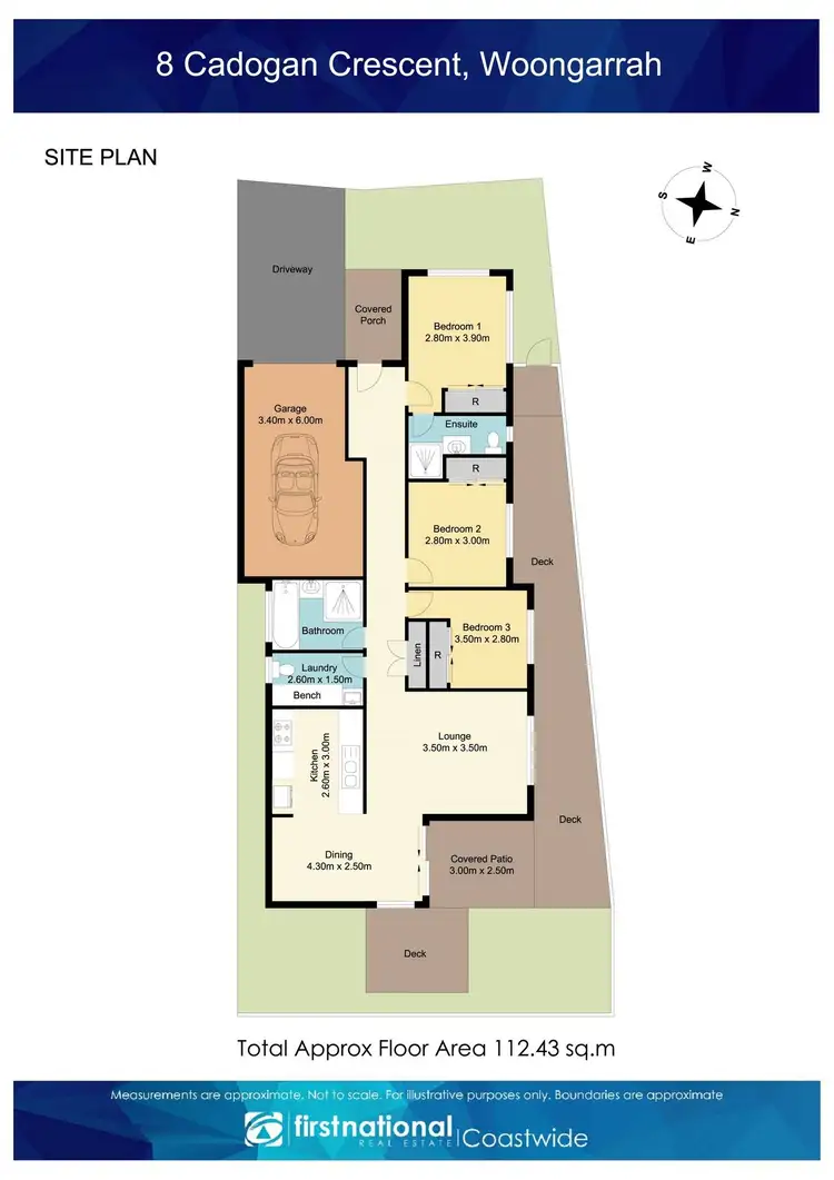 Floorplan of Homely house listing, 8 Cadogan Crescent, Woongarrah NSW 2259