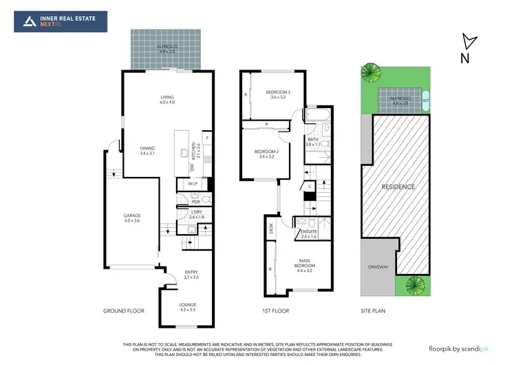 Floorplan of Homely townhouse listing, 58 Ellsworth Crescent, Camberwell VIC 3124