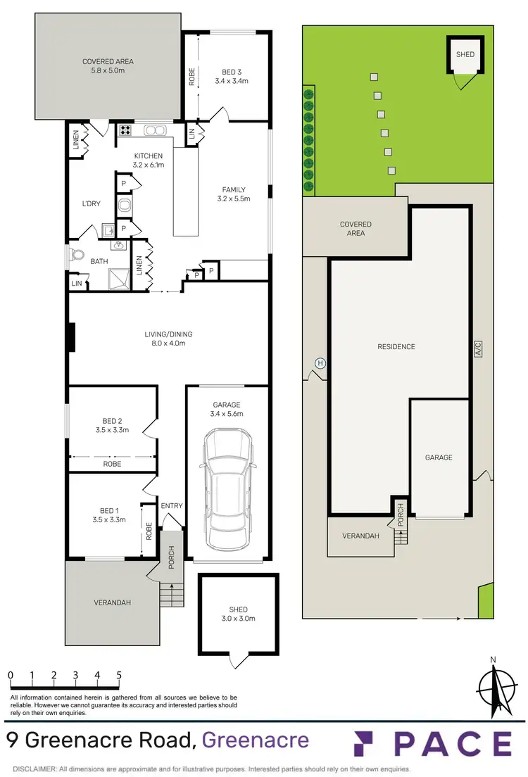 Floorplan of Homely house listing, 9 Greenacre Road, Greenacre NSW 2190