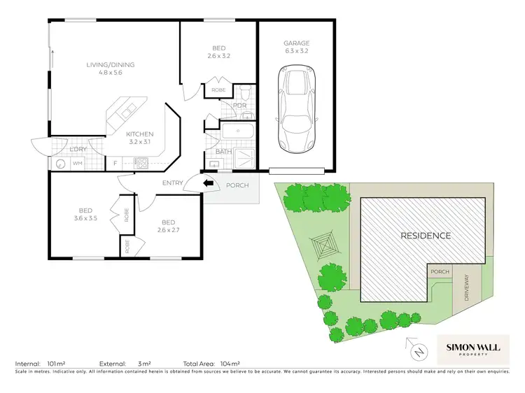 Floorplan of Homely unit listing, 15/4 Angophora Drive, Warabrook NSW 2304
