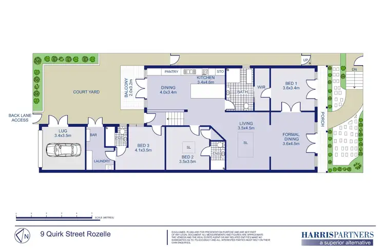 Floorplan of Homely house listing, 9 Quirk Street, Rozelle NSW 2039