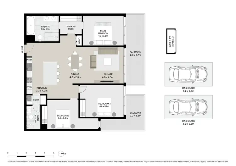 Floorplan of Homely unit listing, 503/120 Brougham Street, Geelong VIC 3220