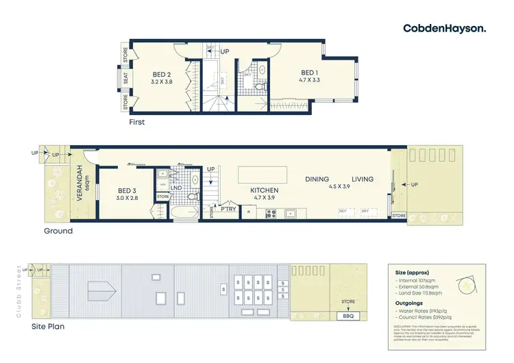 Floorplan of Homely house listing, 5 Clubb Street, Rozelle NSW 2039