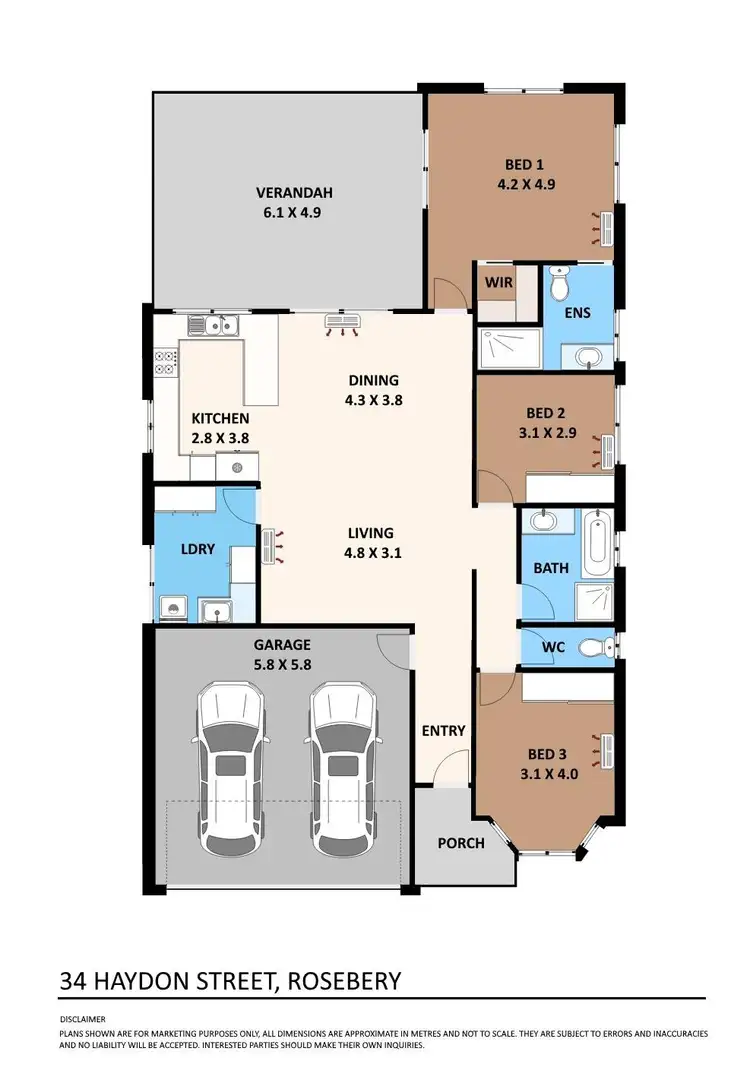 Floorplan of Homely house listing, 34 Haydon Street, Rosebery NT 832