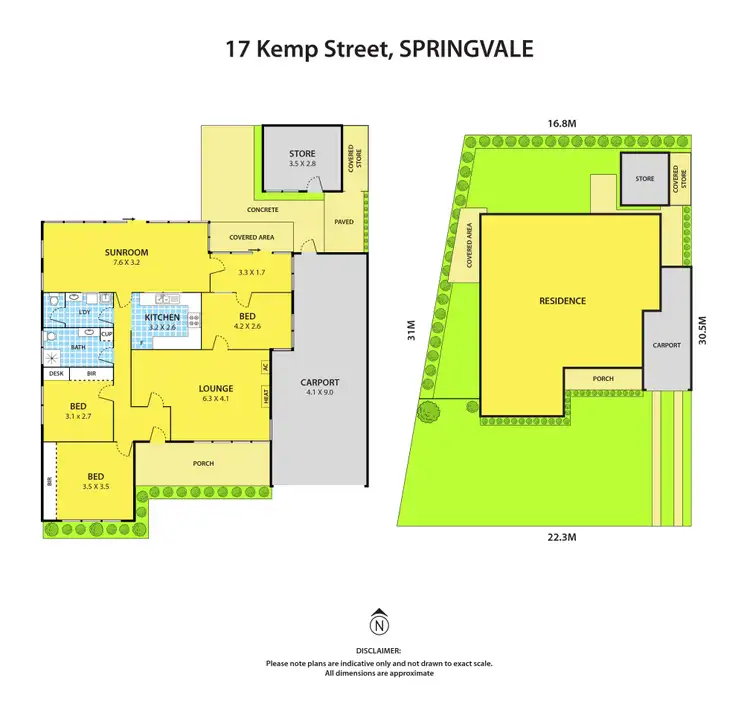 Floorplan of Homely house listing, 17 Kemp Street, Springvale VIC 3171