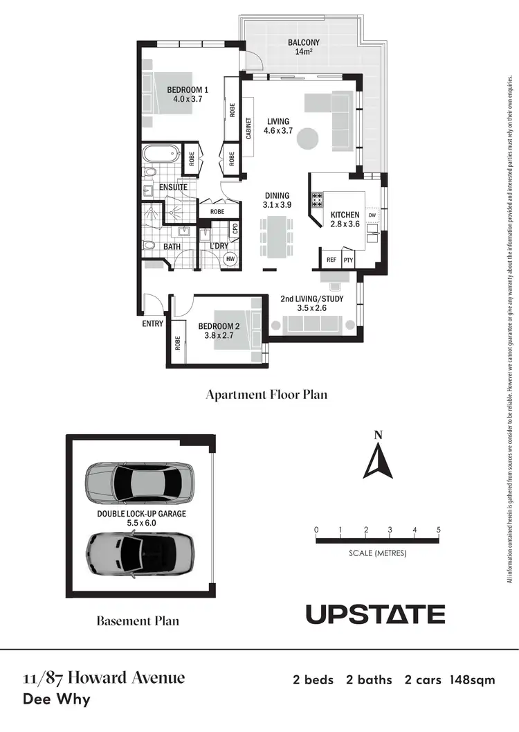 Floorplan of Homely apartment listing, 11/87 Howard Avenue, Dee Why NSW 2099
