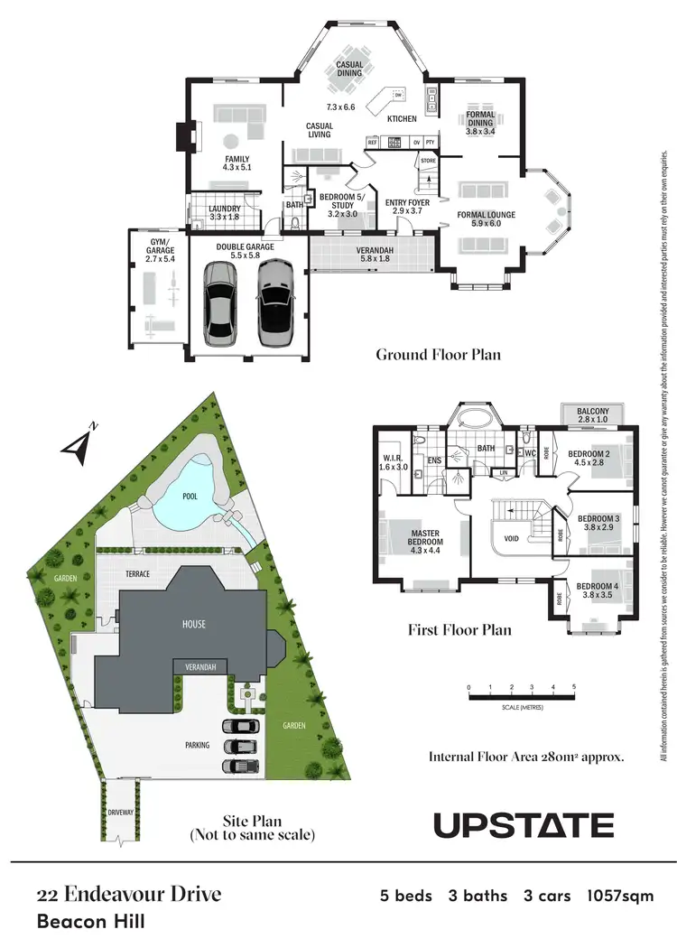 Floorplan of Homely house listing, 22 Endeavour Drive, Beacon Hill NSW 2100