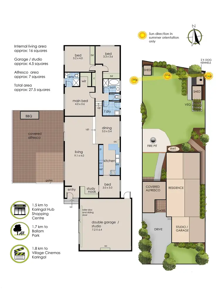 Floorplan of Homely house listing, 11 Quamby Avenue, Frankston VIC 3199