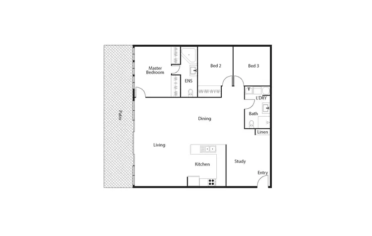 Floorplan of Homely apartment listing, 16/11 Fawkner Street, Braddon ACT 2612