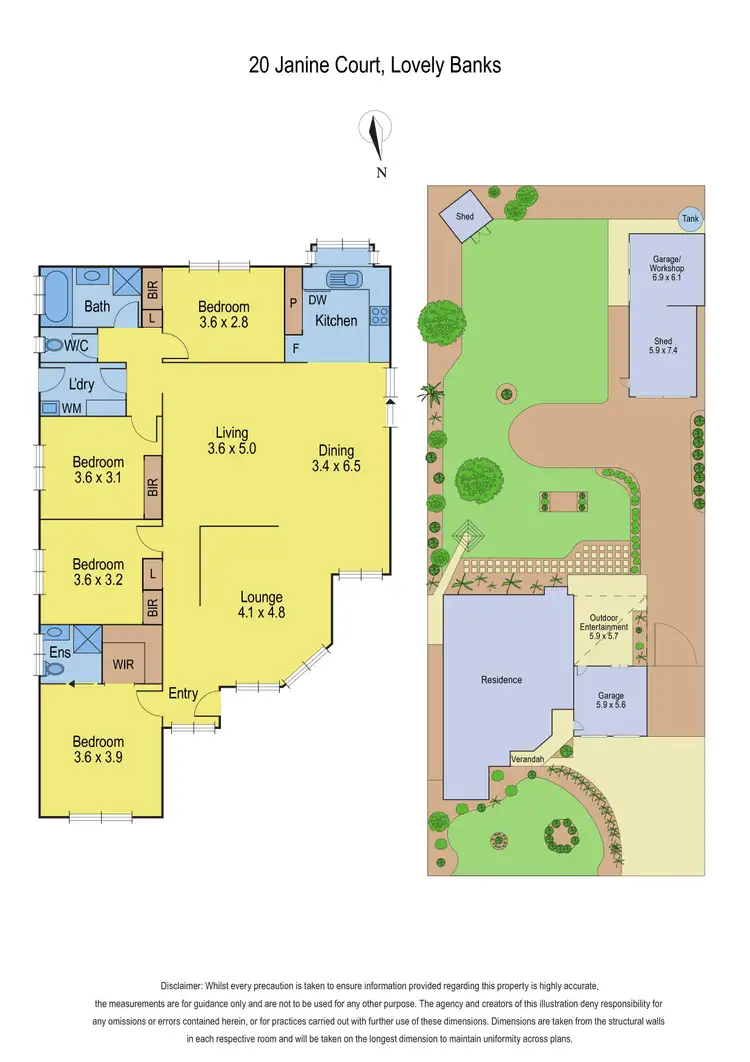 Floorplan of Homely house listing, 20 Janine Court, Lovely Banks VIC 3213