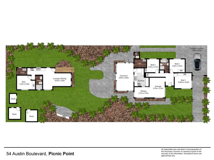 Floorplan of Homely house listing, 54 Austin Boulevard, Picnic Point NSW 2213