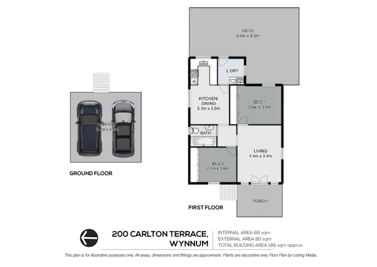 Floorplan of Homely house listing, 200 Carlton Terrace, Manly QLD 4179