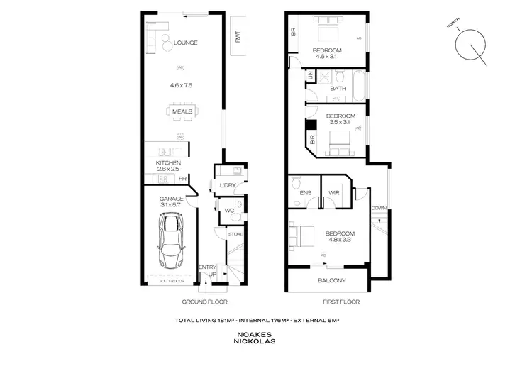 Floorplan of Homely townhouse listing, 8 Zante Grove, Park Holme SA 5043