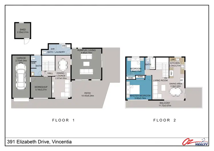 Floorplan of Homely house listing, 391 Elizabeth Drive, Vincentia NSW 2540