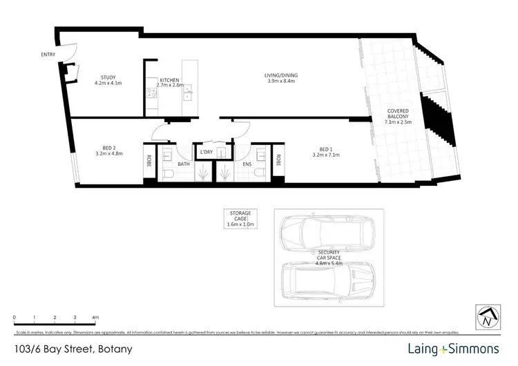Floorplan of Homely apartment listing, 103/1084 Botany Road, Botany NSW 2019